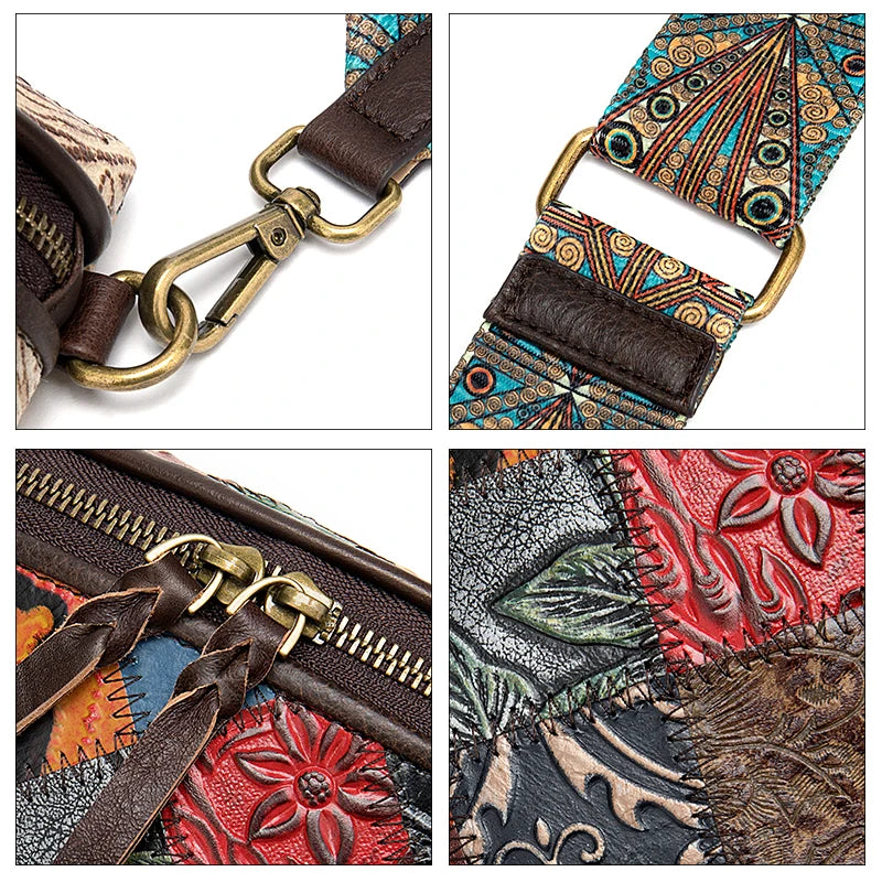 Sac Banane Multicolore Fait Main