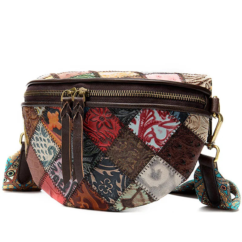 Sac Banane Multicolore Fait Main