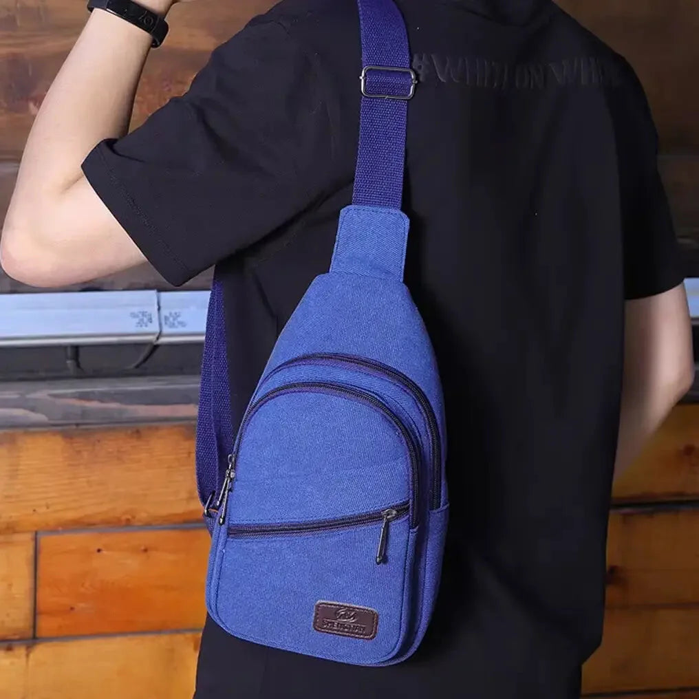 Banane Bandoulière Homme Bleu