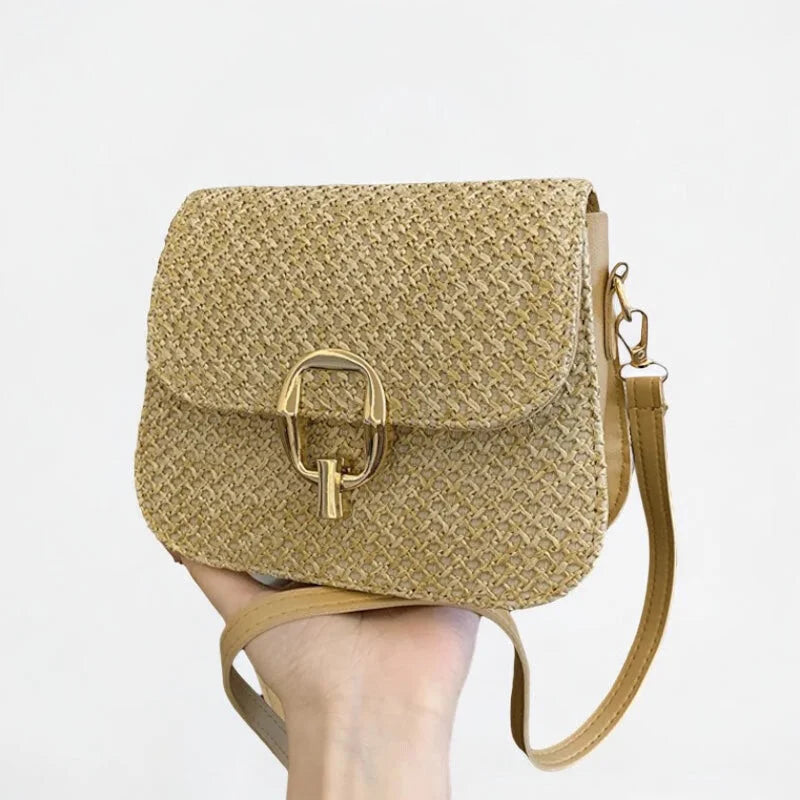 Banane Bandoulière Paille, Compact et Naturel
