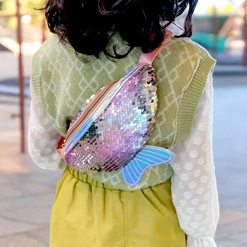 Banane Sirène Paillettes pour Enfant