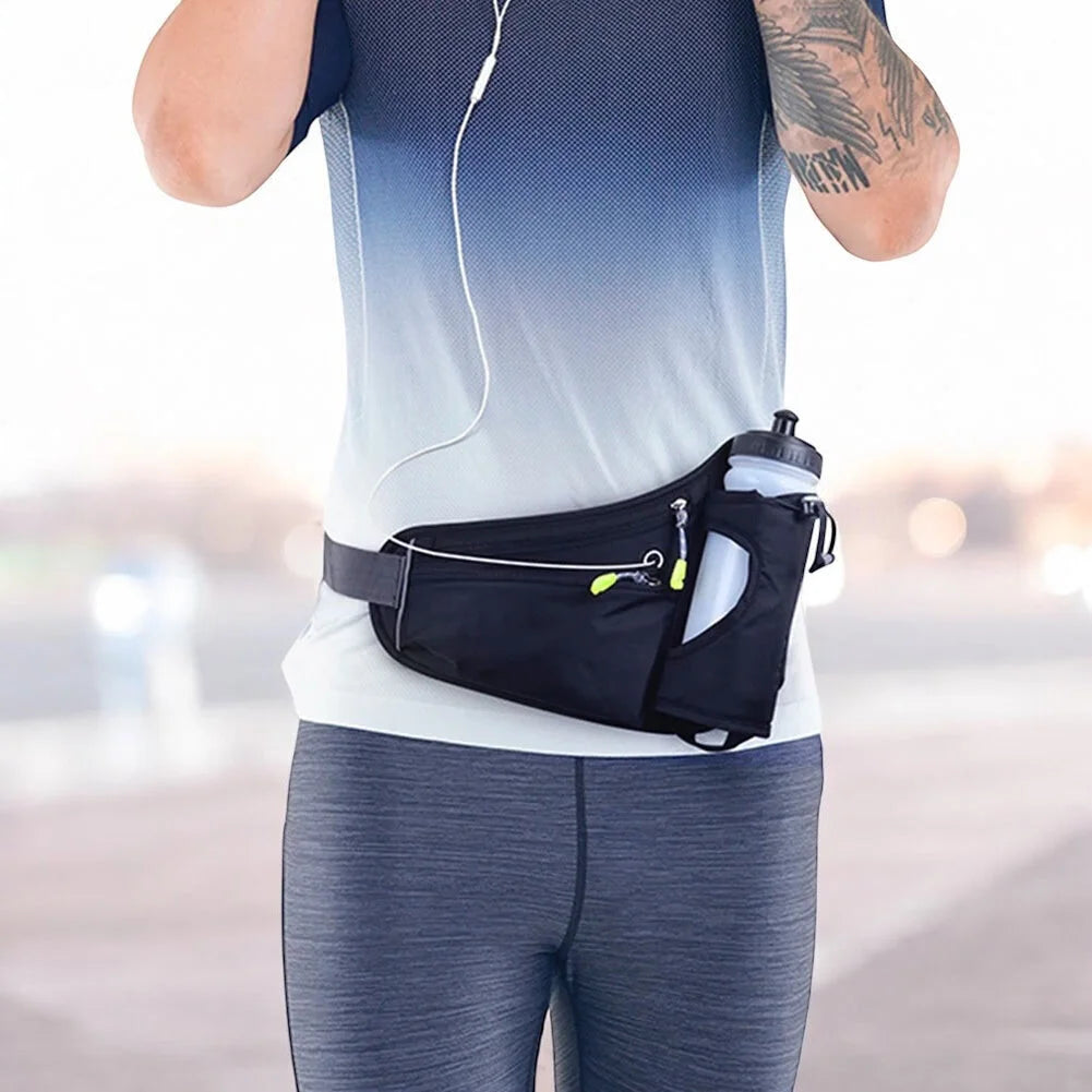 Ceinture Running Porte Bouteille Unisexe, hydratation et endurance