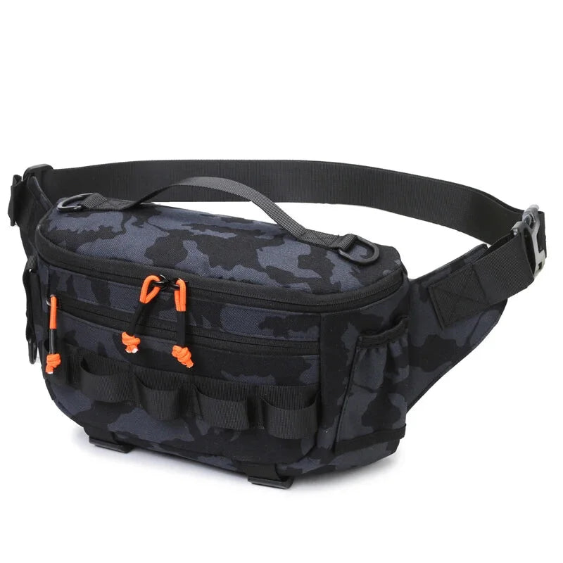 Ceinture Pêche Étanche et Compacte, Leurres et Outils