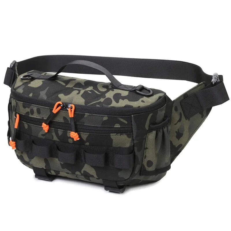 Ceinture Pêche Étanche et Compacte, Leurres et Outils