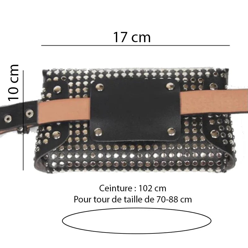 Pochette de Soirée Ceinture à Clous