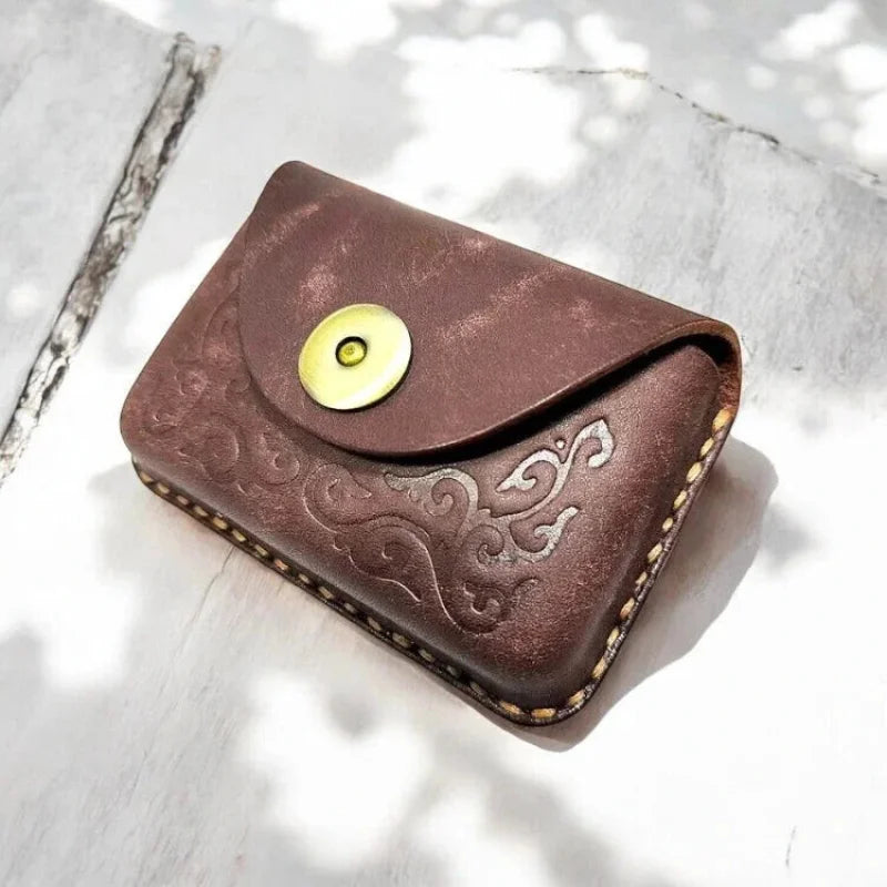 Porte Cartes Cuir Artisanal pour Homme