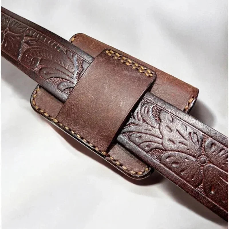 Porte Cartes Cuir Artisanal pour Homme