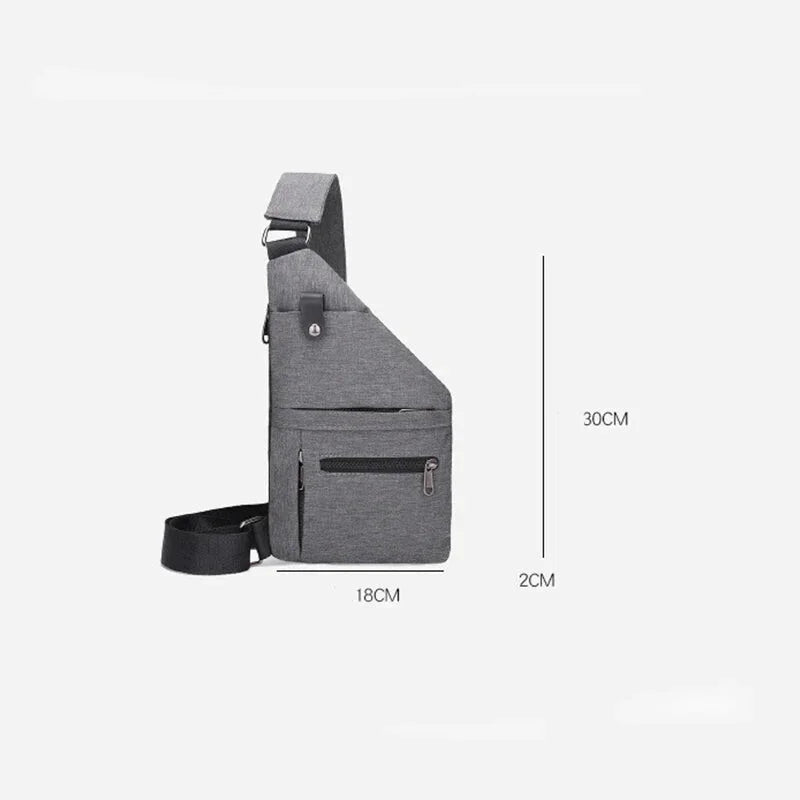 Sac Antivol Homme Tendance en Tissu