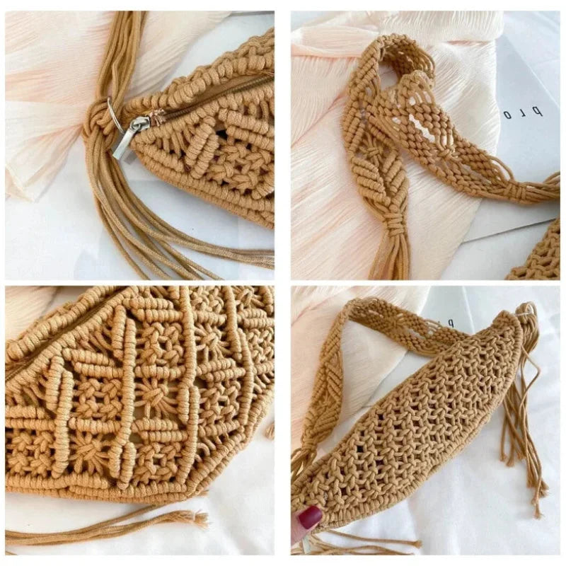 Sac Banane Boheme Femme au Crochet