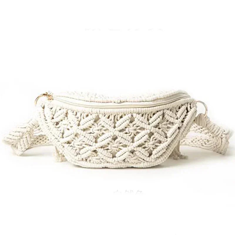 Sac Banane Boheme Femme au Crochet