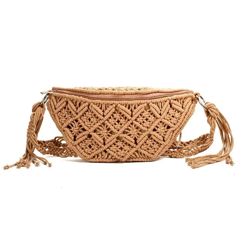 Sac Banane Boheme Femme au Crochet