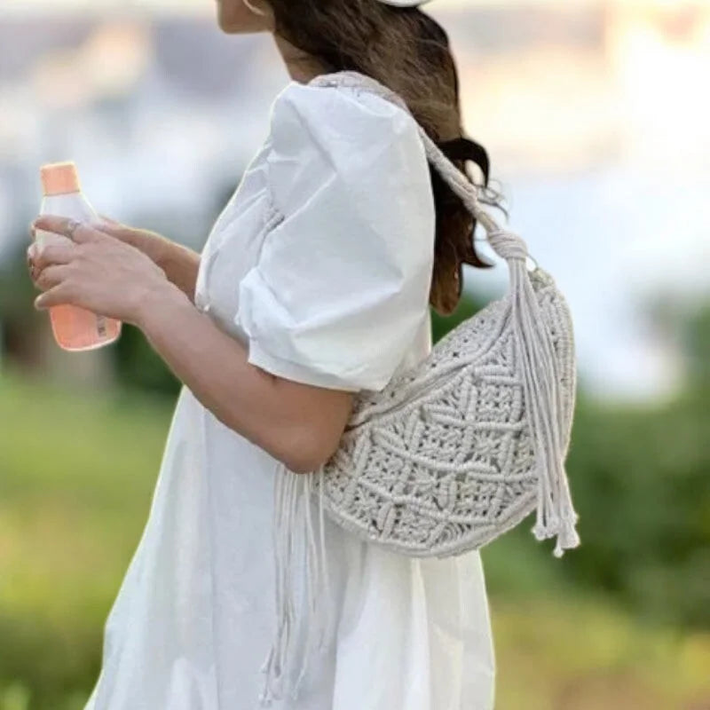 Sac Banane Boheme Femme au Crochet
