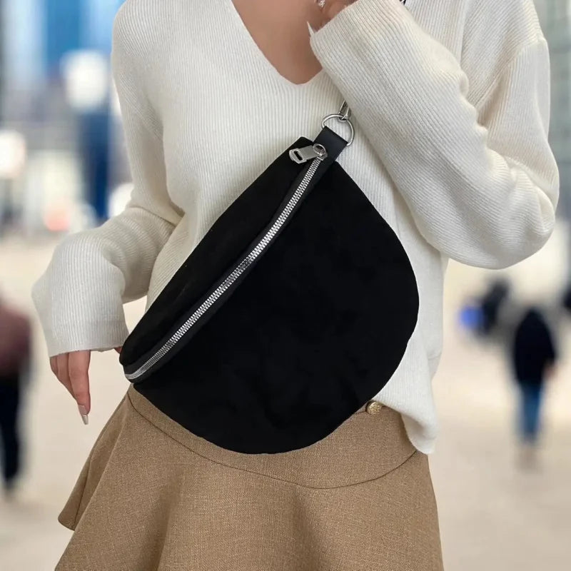 Sac Banane Daim pour Femme