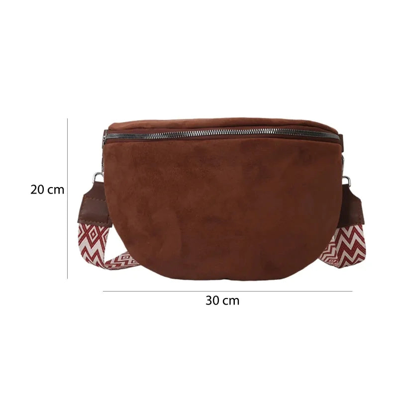 Sac Banane Daim pour Femme