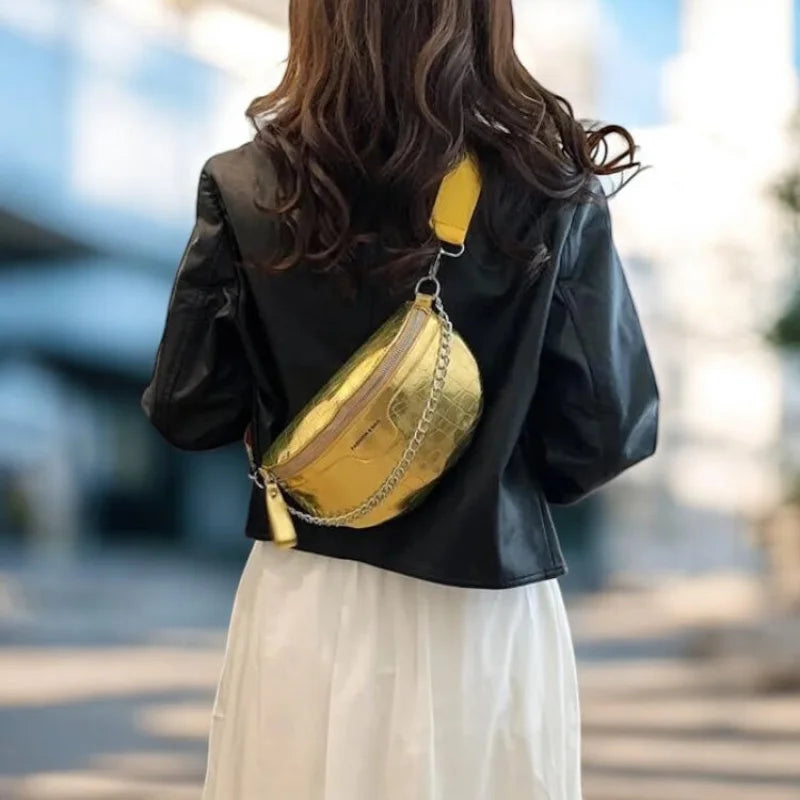 Sac Banane Doré Femme