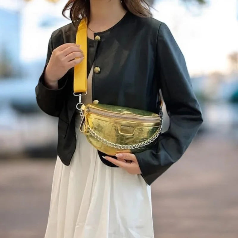 Sac Banane Doré Femme