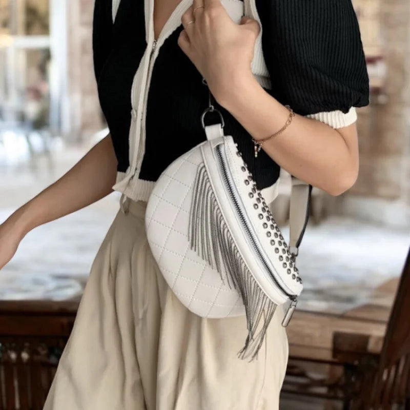Sac Banane Femme Blanc