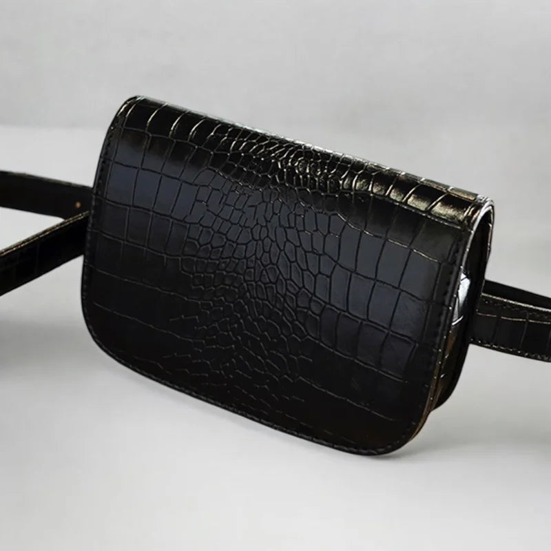 Sac Banane Femme Cuir Effet Crocodile
