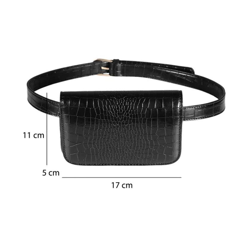 Sac Banane Femme Cuir Effet Crocodile