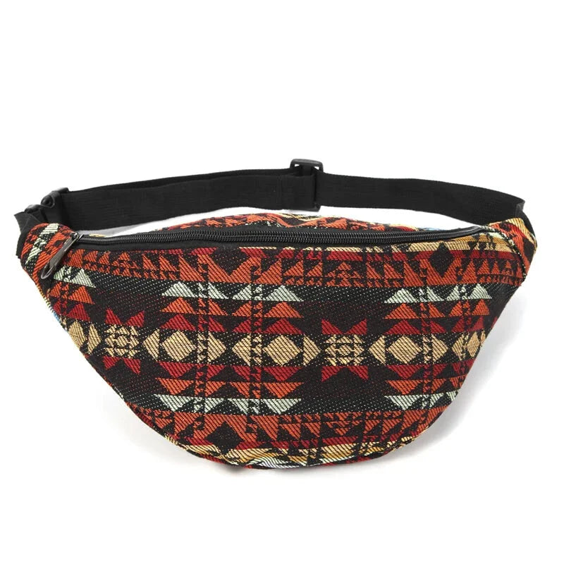 Sac Banane Femme Tissu Ethnique