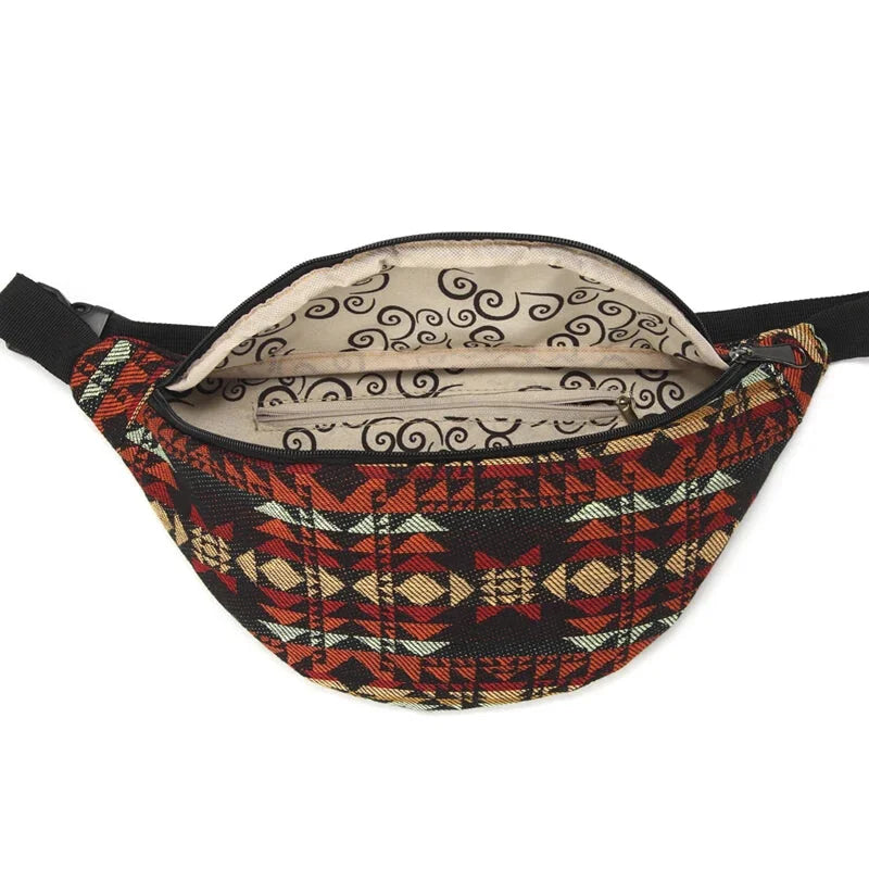 Sac Banane Femme Tissu Ethnique