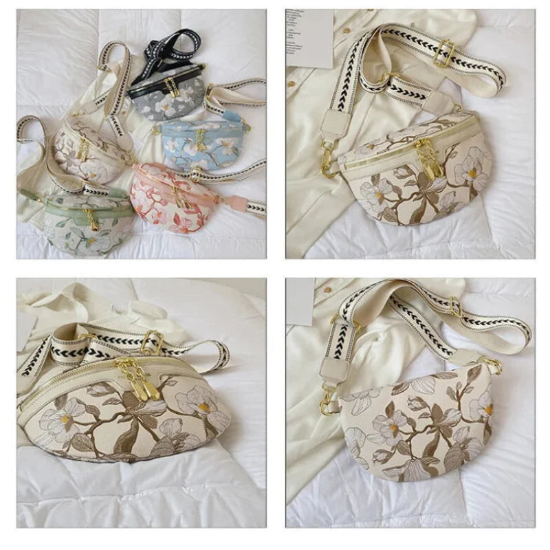 Sac Banane Fleurs