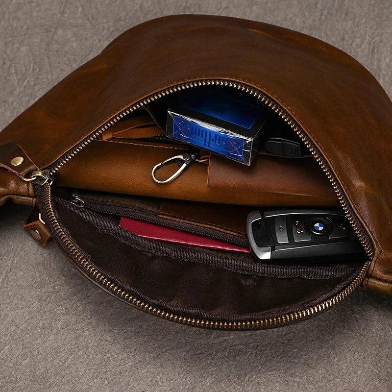 Sac Banane Homme Cuir