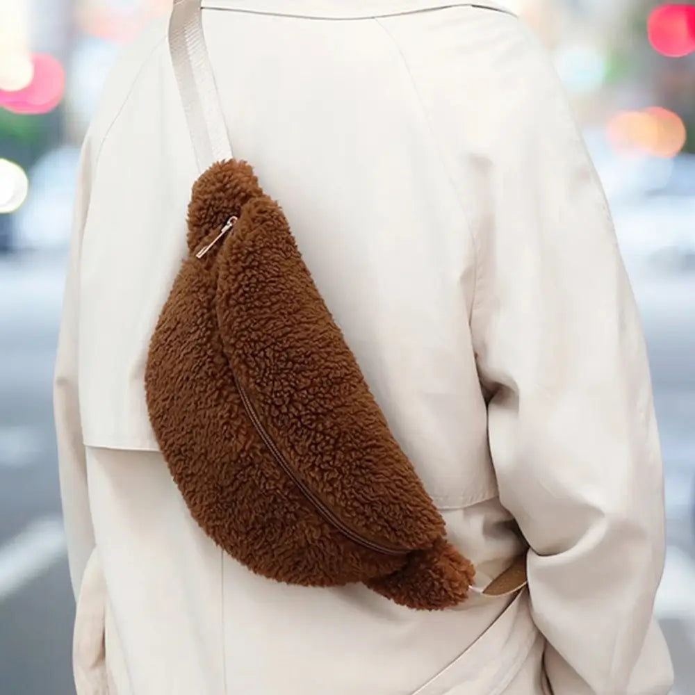 Sac Banane Fausse Fourrure pour Femme