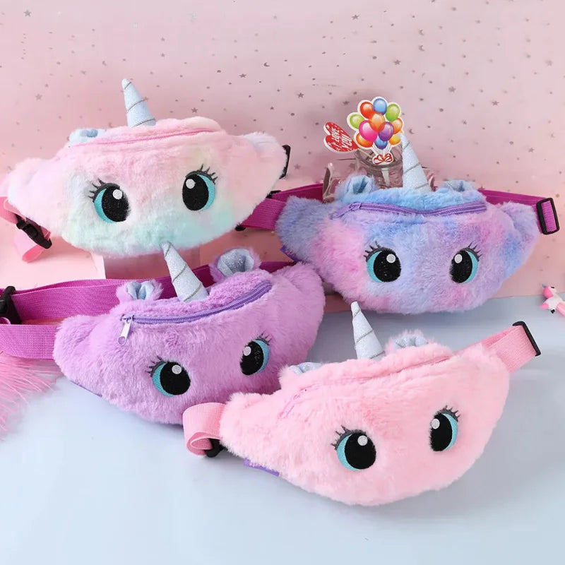 Sac Banane Peluche Enfant Fille