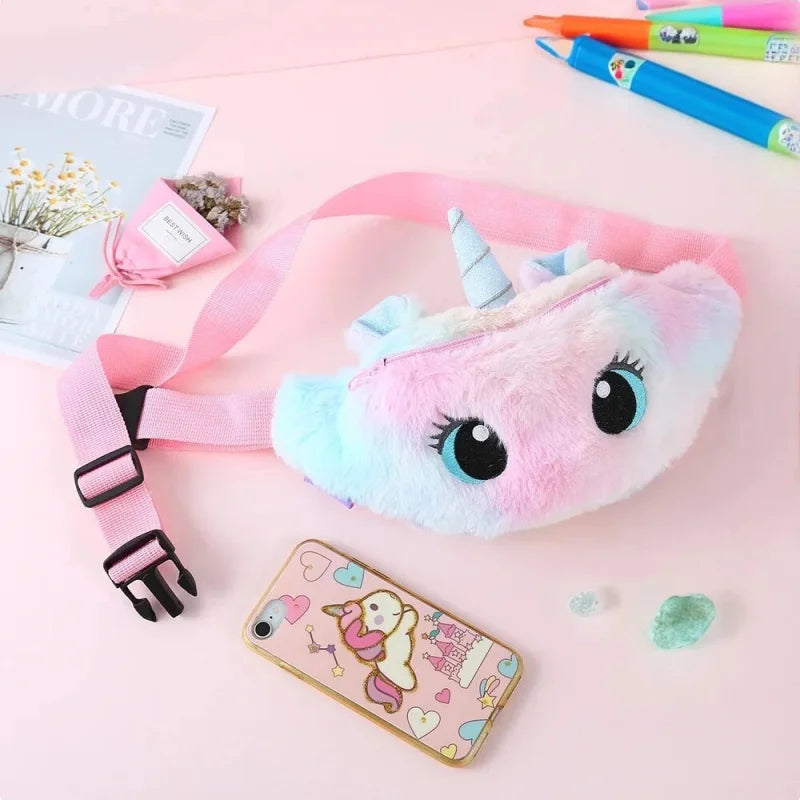 Sac Banane Peluche Enfant Fille