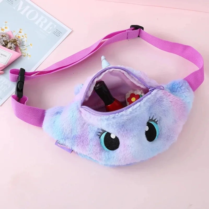 Sac Banane Peluche Enfant Fille