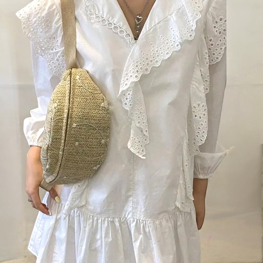 Sac Banane Femme Raphia, Été et Plage