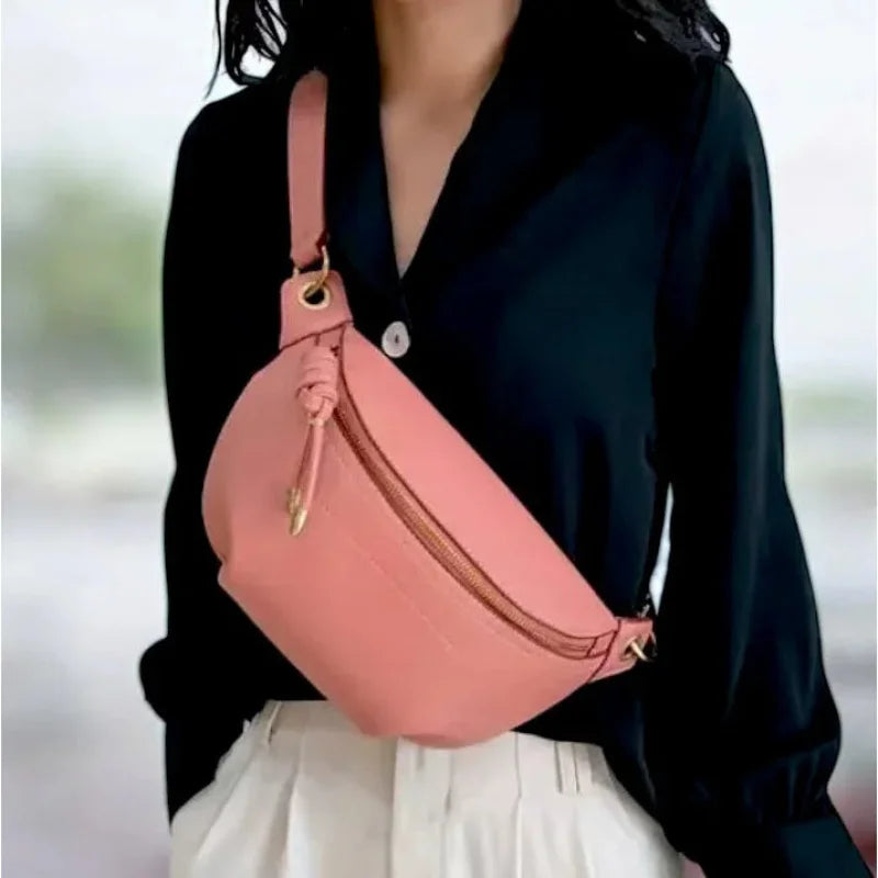 Sac Banane rose pour femme