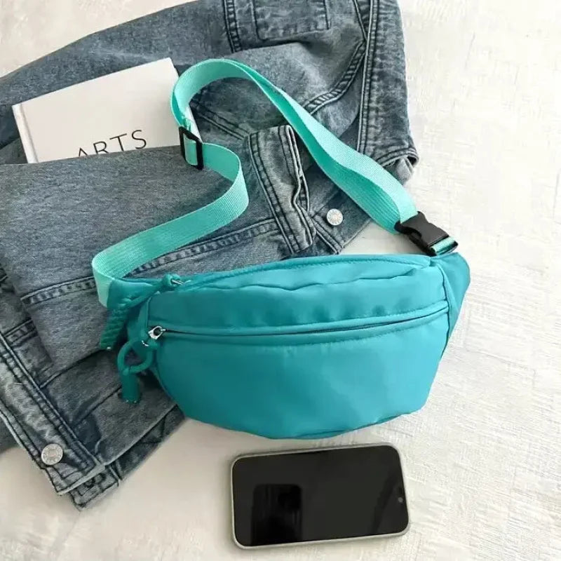 Sac Banane Turquoise Femme
