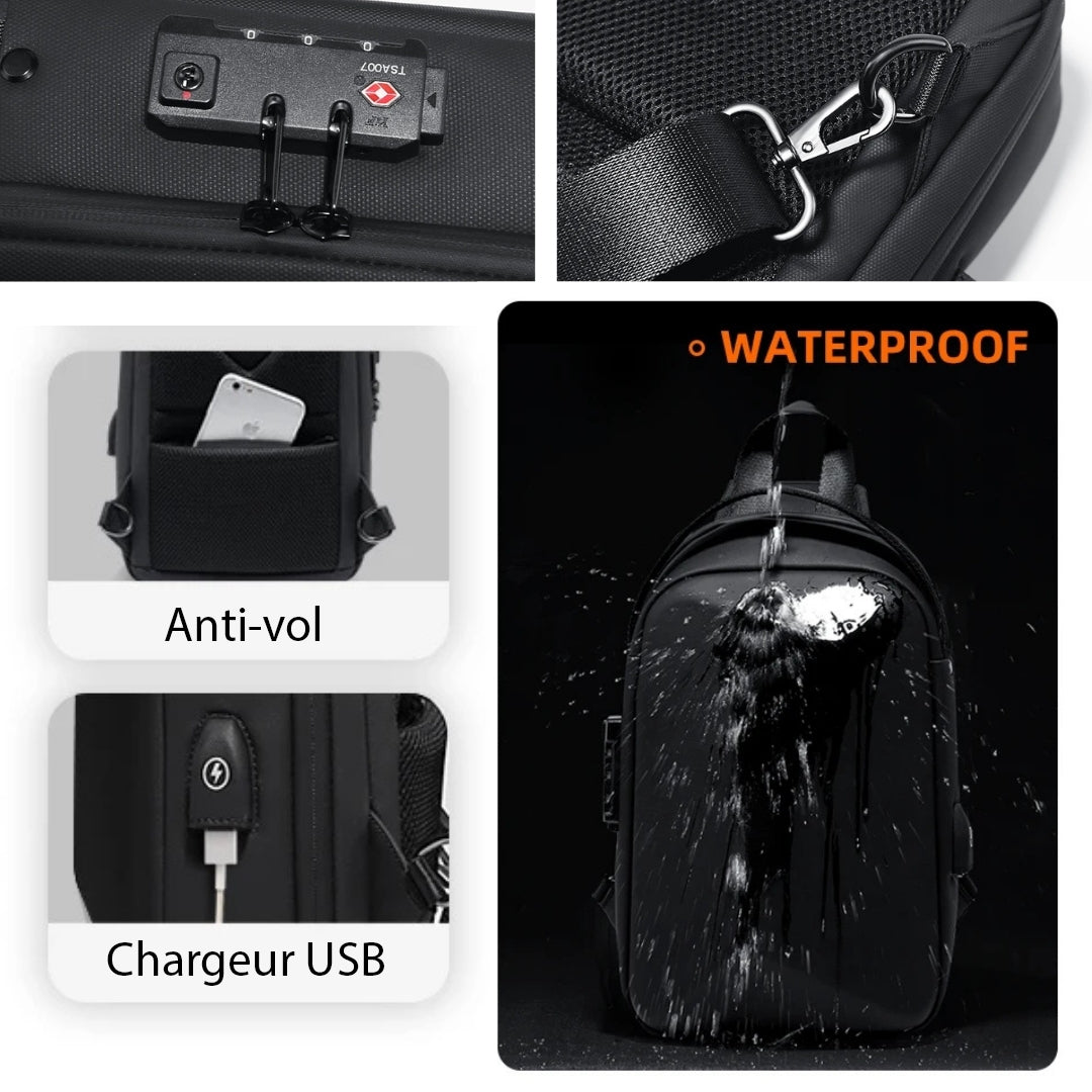 Sac Banane Antivol Futuriste à Code