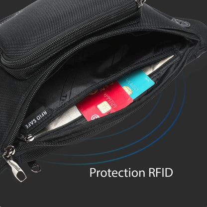 Sac Banane RFID Sportswear en Tissu