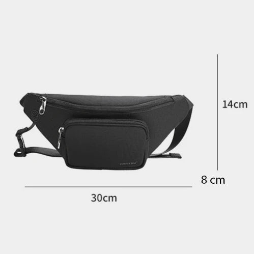Sac Banane RFID Sportswear en Tissu