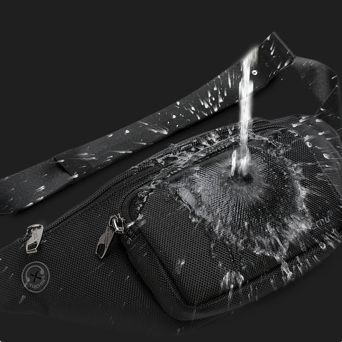 Sac Banane RFID Sportswear en Tissu