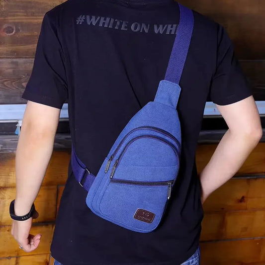 Banane Bandoulière Homme Bleu