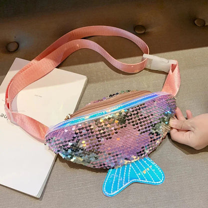 Banane Sirène Paillettes pour Enfant