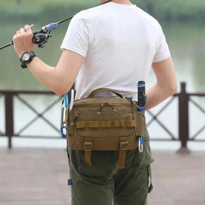 Ceinture Pêche Étanche et Compacte, Leurres et Outils