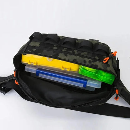 Ceinture Pêche Étanche et Compacte, Leurres et Outils