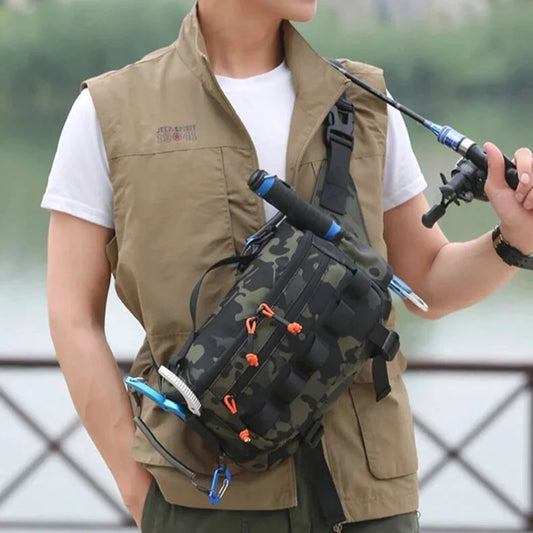 Ceinture Pêche Étanche et Compacte, Leurres et Outils
