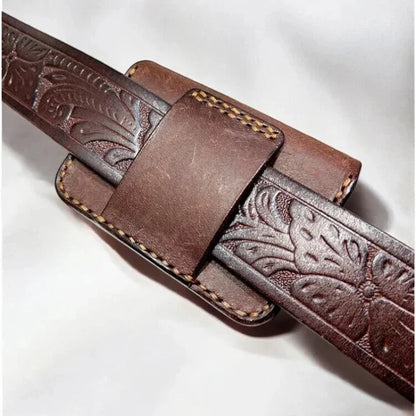 Porte Cartes Cuir Artisanal pour Homme