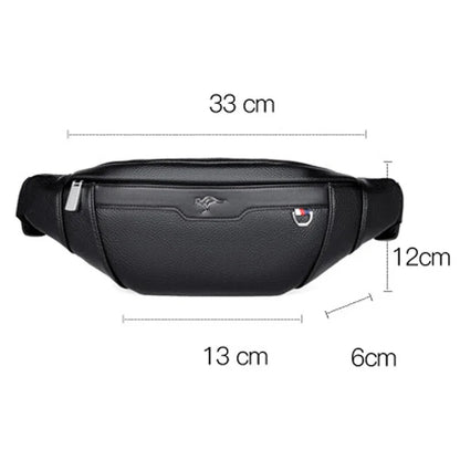 Sac Banane Antivol Cuir Ultra-Compact