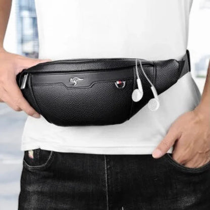 Sac Banane Antivol Cuir Ultra-Compact