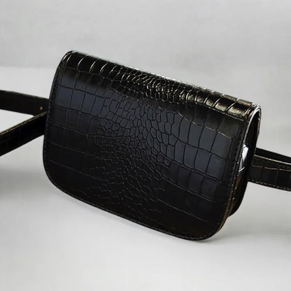 Sac Banane Femme Cuir Effet Crocodile