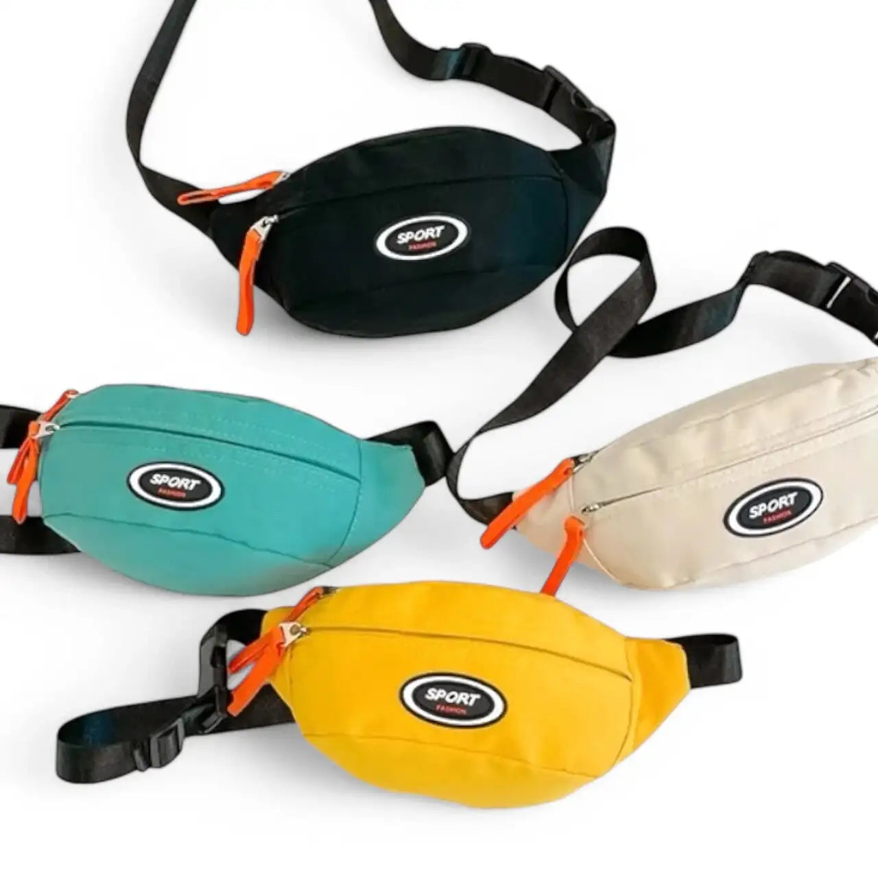 Sac Banane Garçon en Tissu Minimaliste
