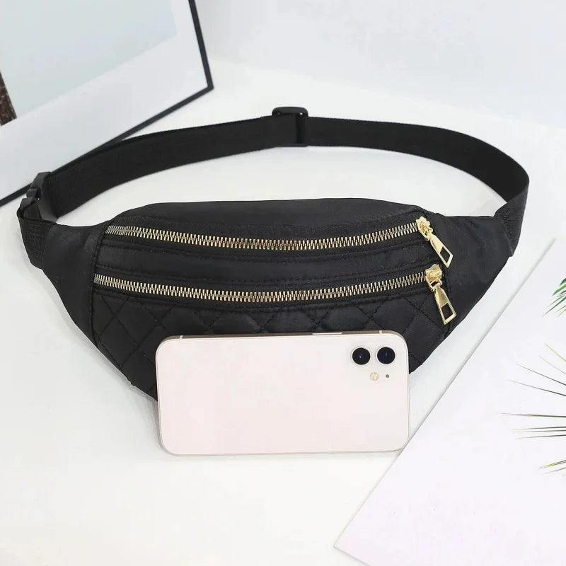 Sac Banane Matelassé en Tissu