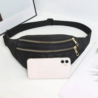 Sac Banane Matelassé en Tissu